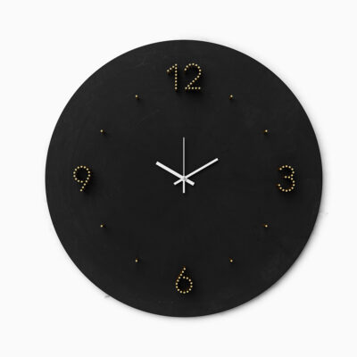 Black & Brass | Reloj de pared