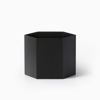 Hexagon Pot | Macetero - Negro - Extra Large
